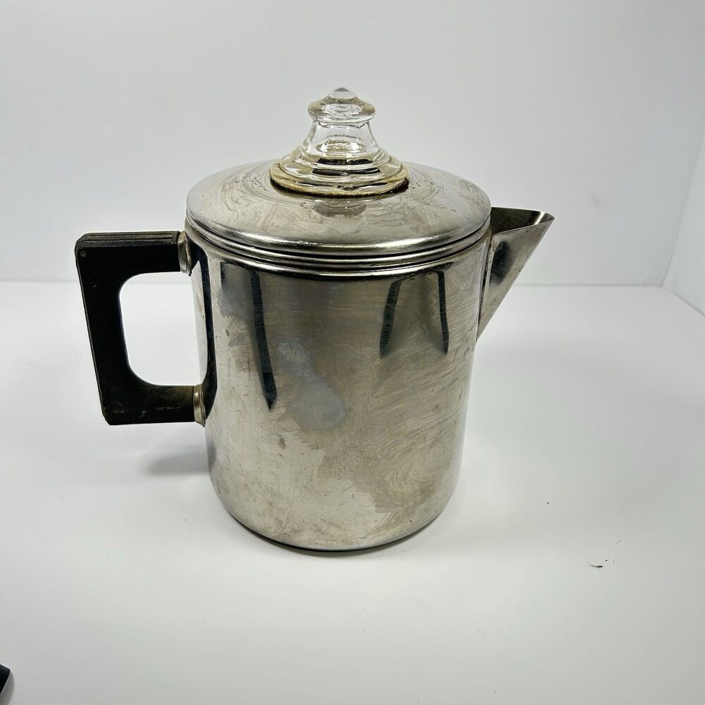 50s Vollrath Stainless Steel Coffee Percolator